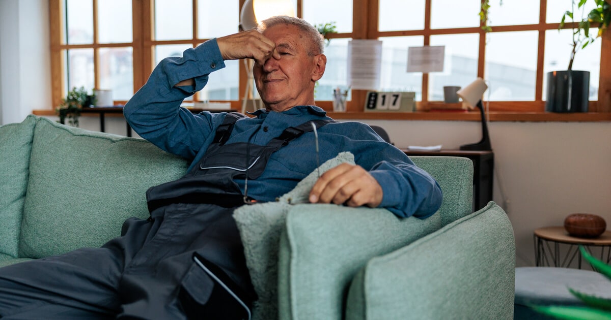 Man has a headache after his diy project and wonders how to prime a well pump.